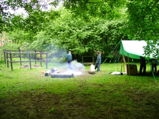 4th Sevenoaks - One of the patrol camping areas