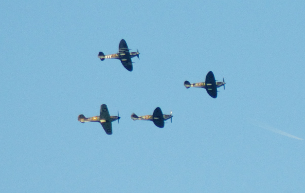 Spitfire fly-past